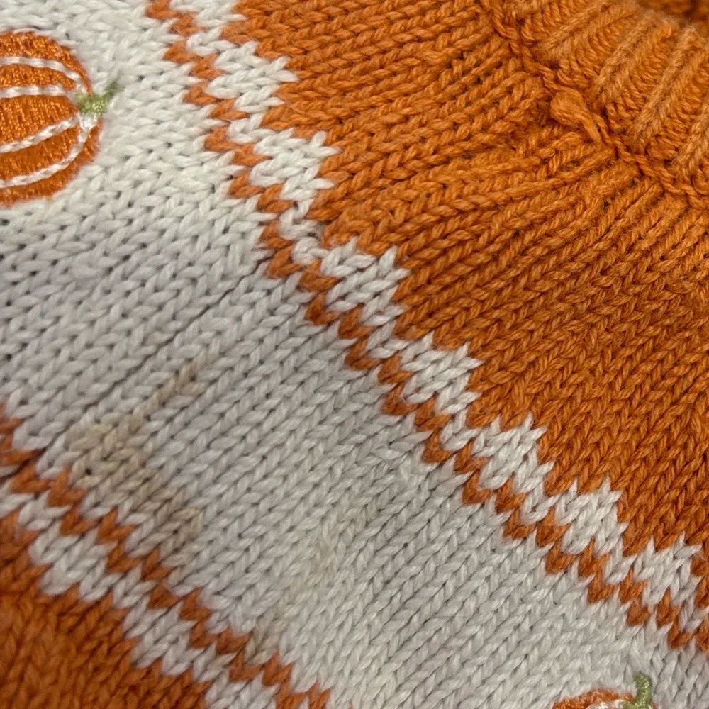 Gymboree Kids Orange Pumpkin Cardigan Sweater